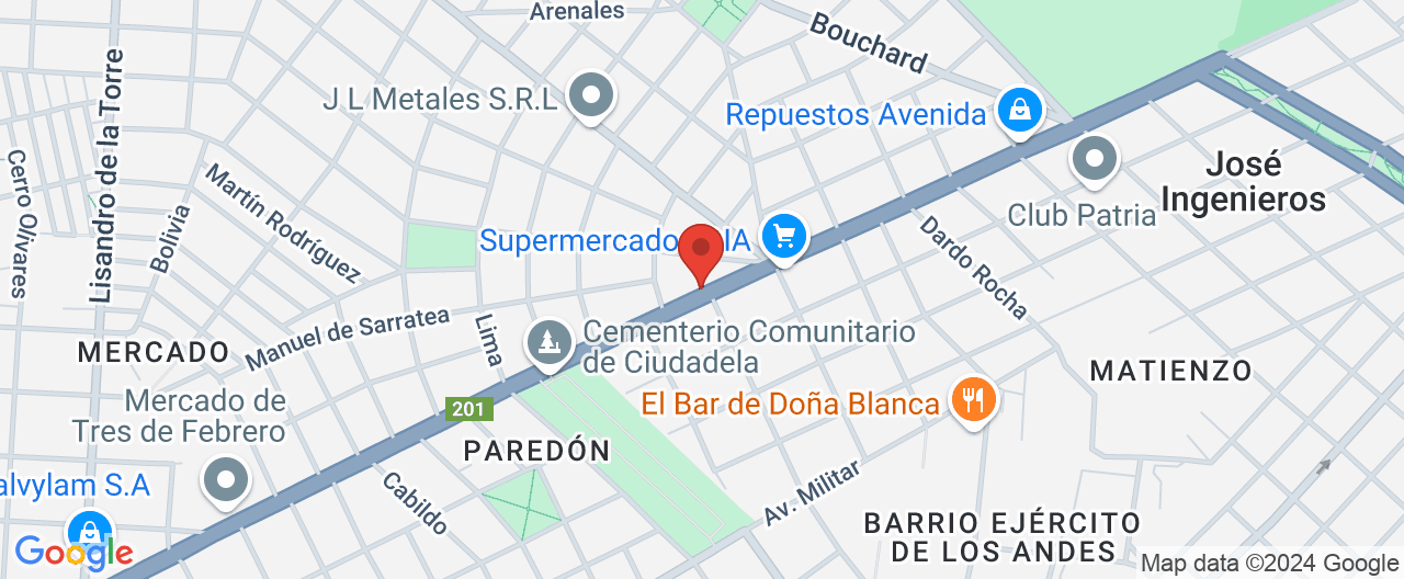 Mapa de la ubicación