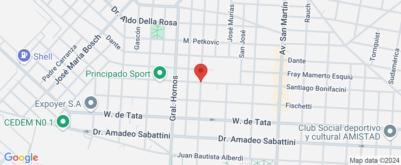 Mapa de la ubicación