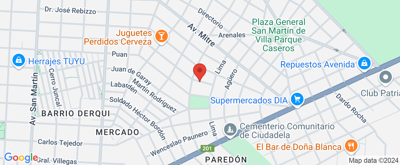 Mapa de la ubicación