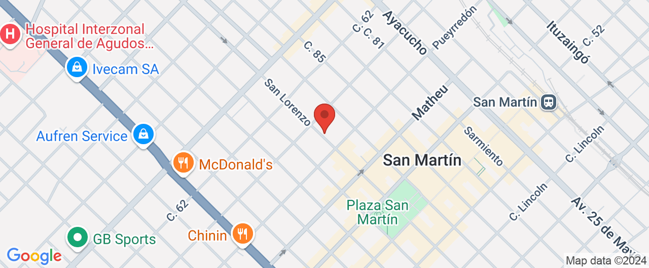 Mapa de la ubicación