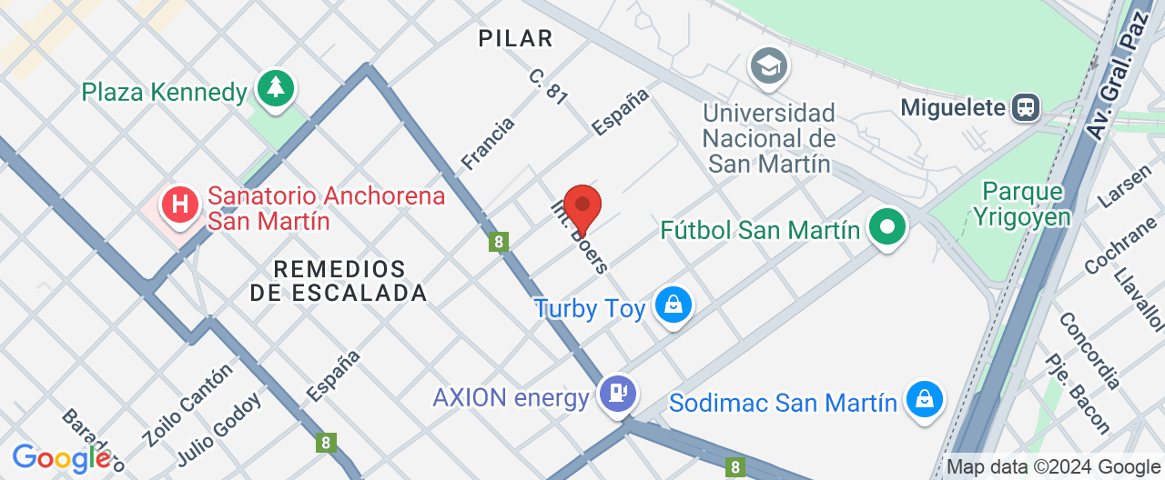 Mapa de la ubicación