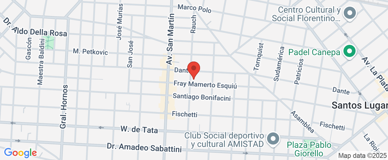 Mapa de la ubicación