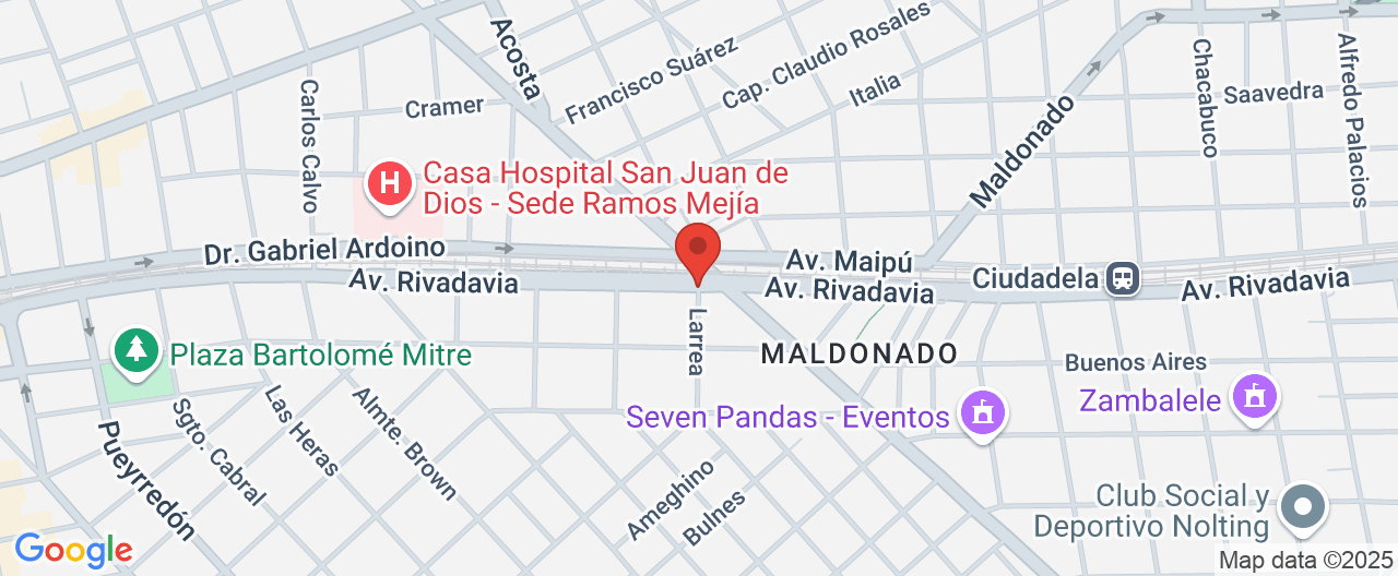 Mapa de la ubicación