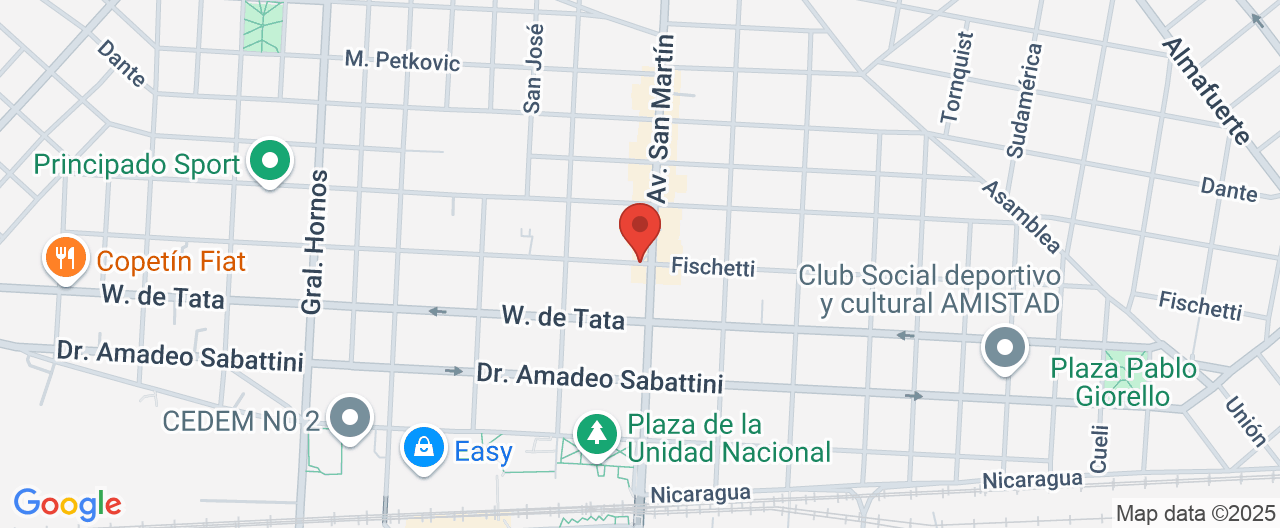 Mapa de la ubicación