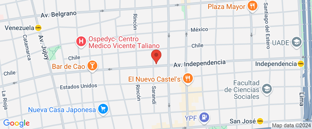 Mapa de la ubicación