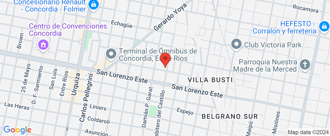 Mapa de la ubicación