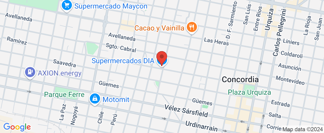 Mapa de la ubicación