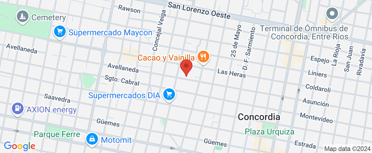 Mapa de la ubicación