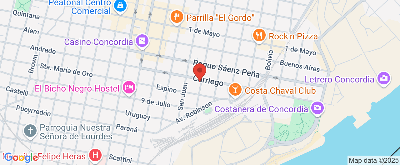 Mapa de la ubicación