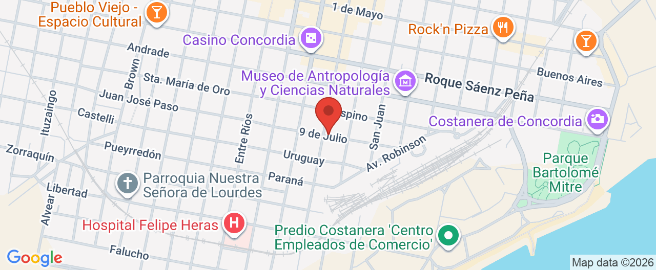 Mapa de la ubicación