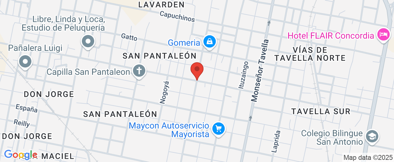 Mapa de la ubicación