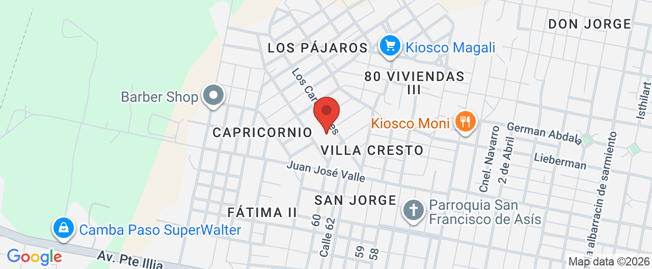 Mapa de la ubicación