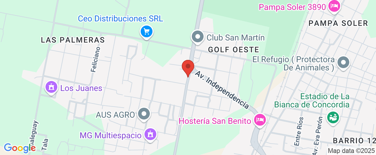Mapa de la ubicación
