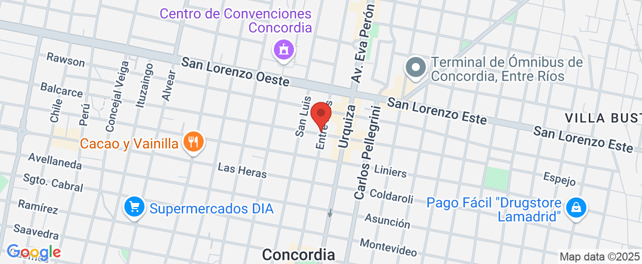 Mapa de la ubicación