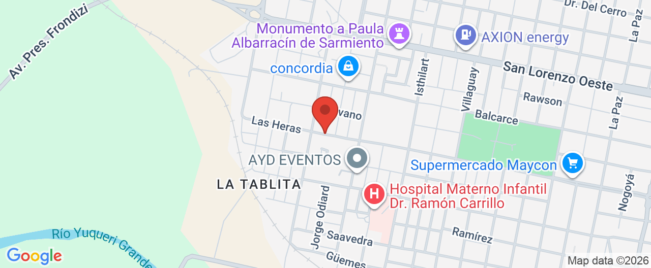 Mapa de la ubicación