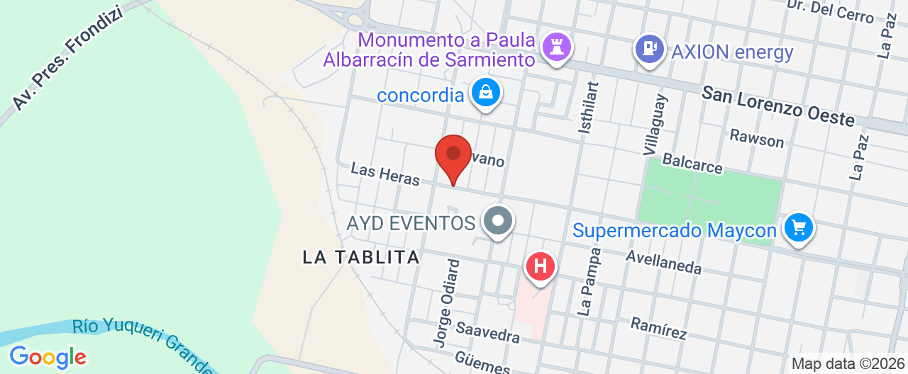 Mapa de la ubicación