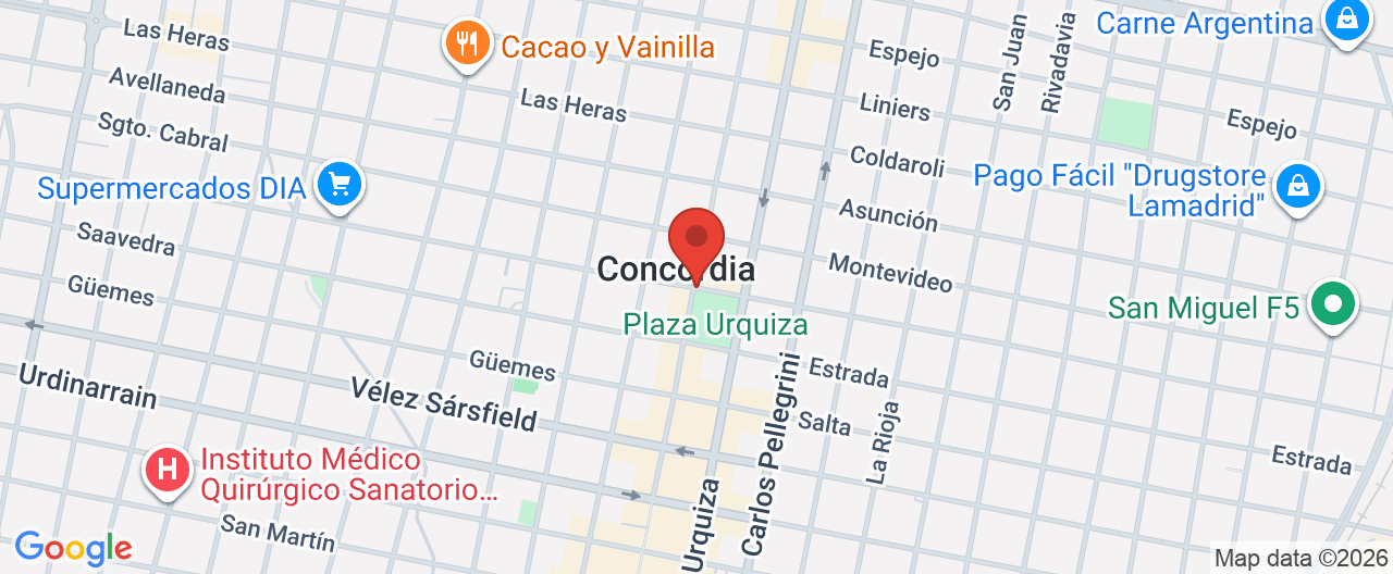 Mapa de la ubicación
