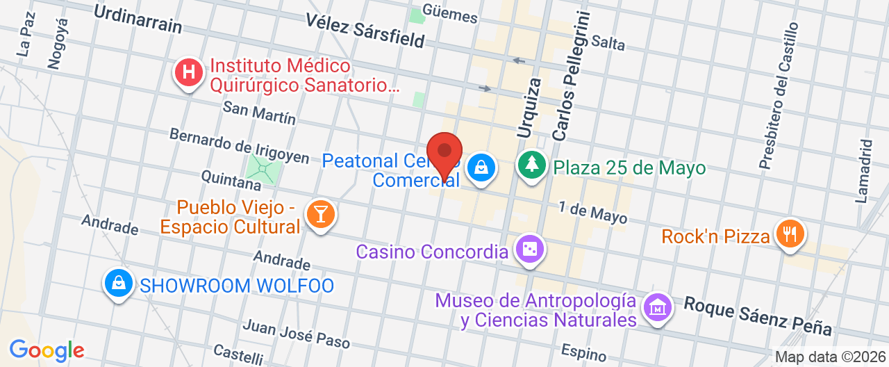 Mapa de la ubicación