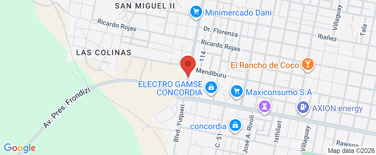 Mapa de la ubicación