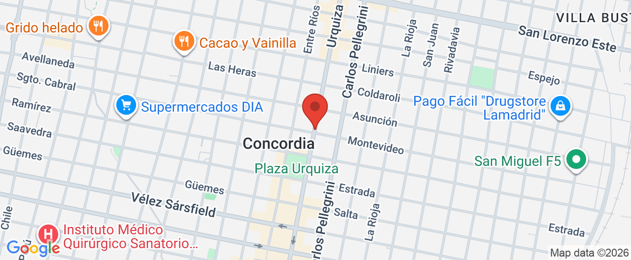 Mapa de la ubicación