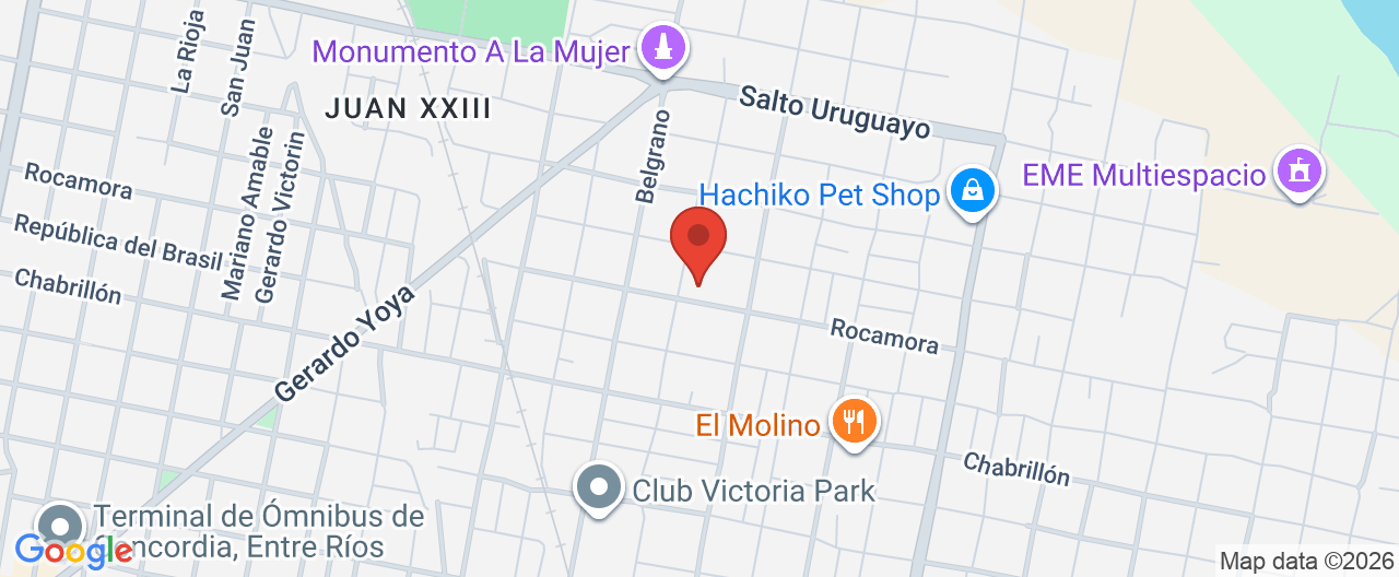 Mapa de la ubicación