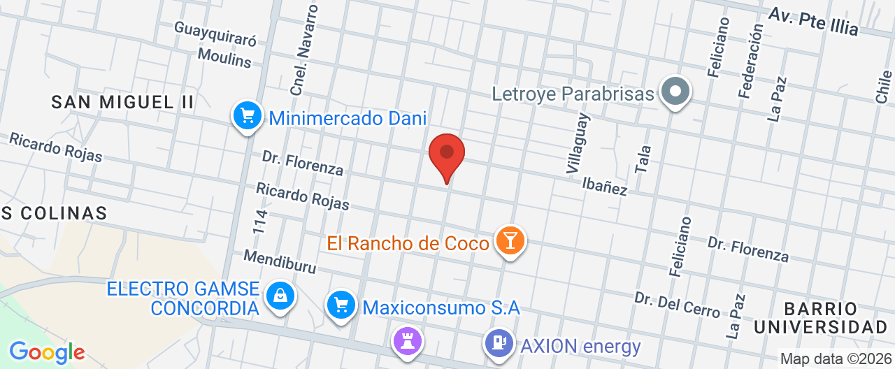 Mapa de la ubicación