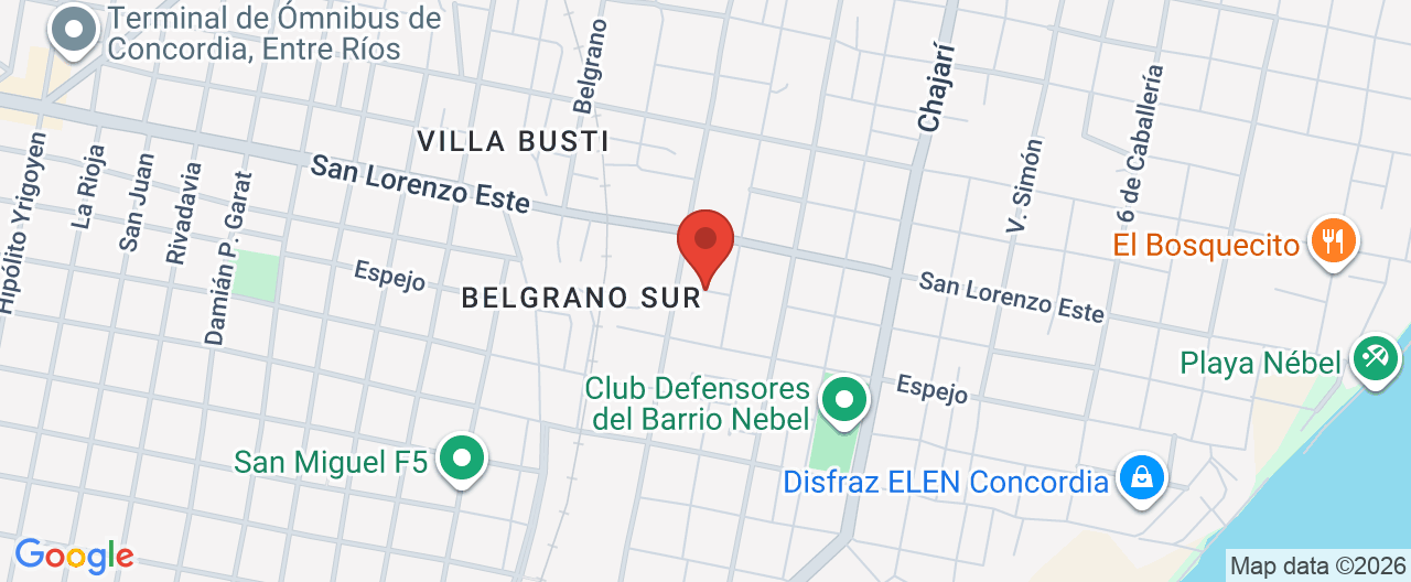 Mapa de la ubicación