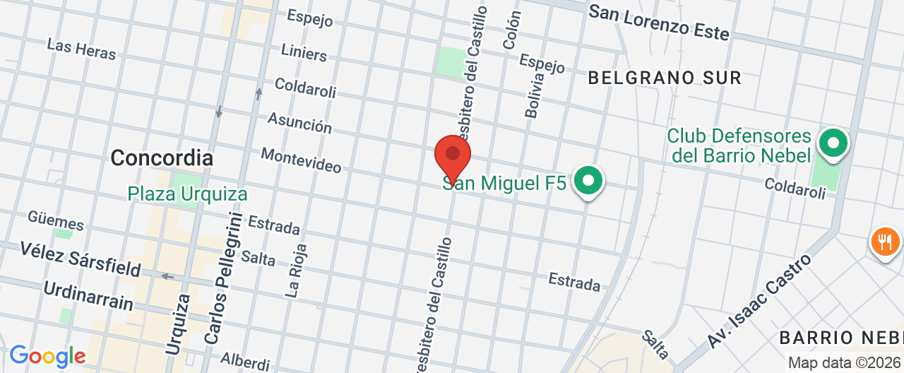 Mapa de la ubicación