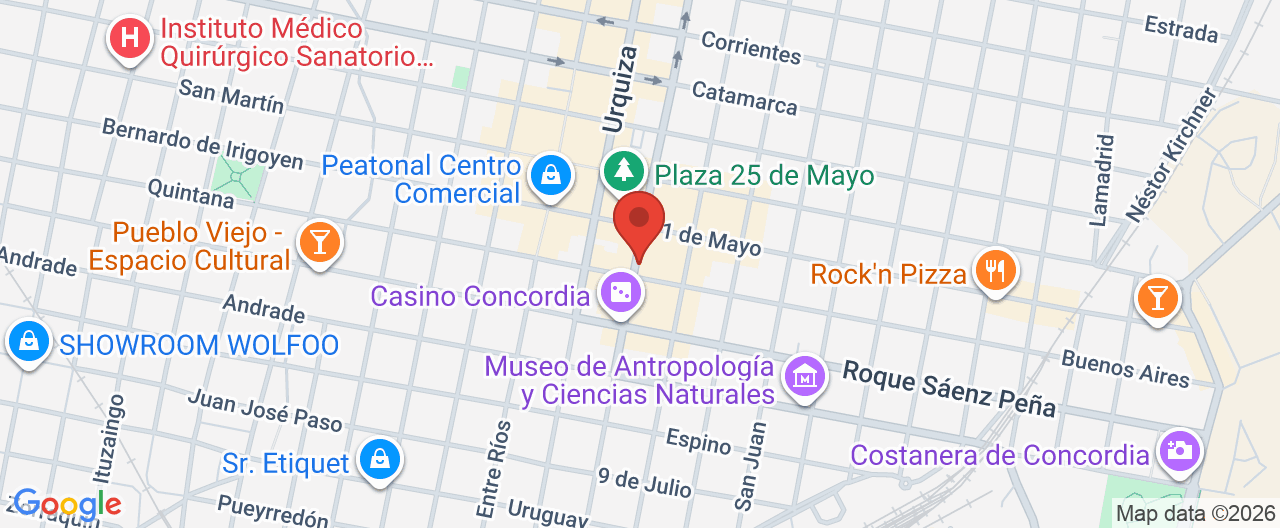 Mapa de la ubicación