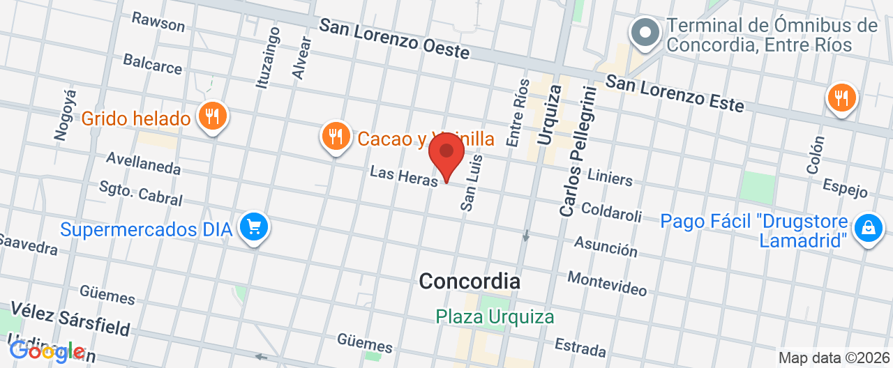 Mapa de la ubicación
