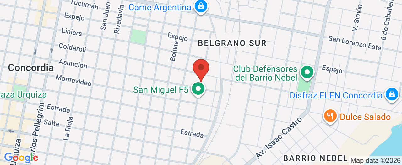 Mapa de la ubicación