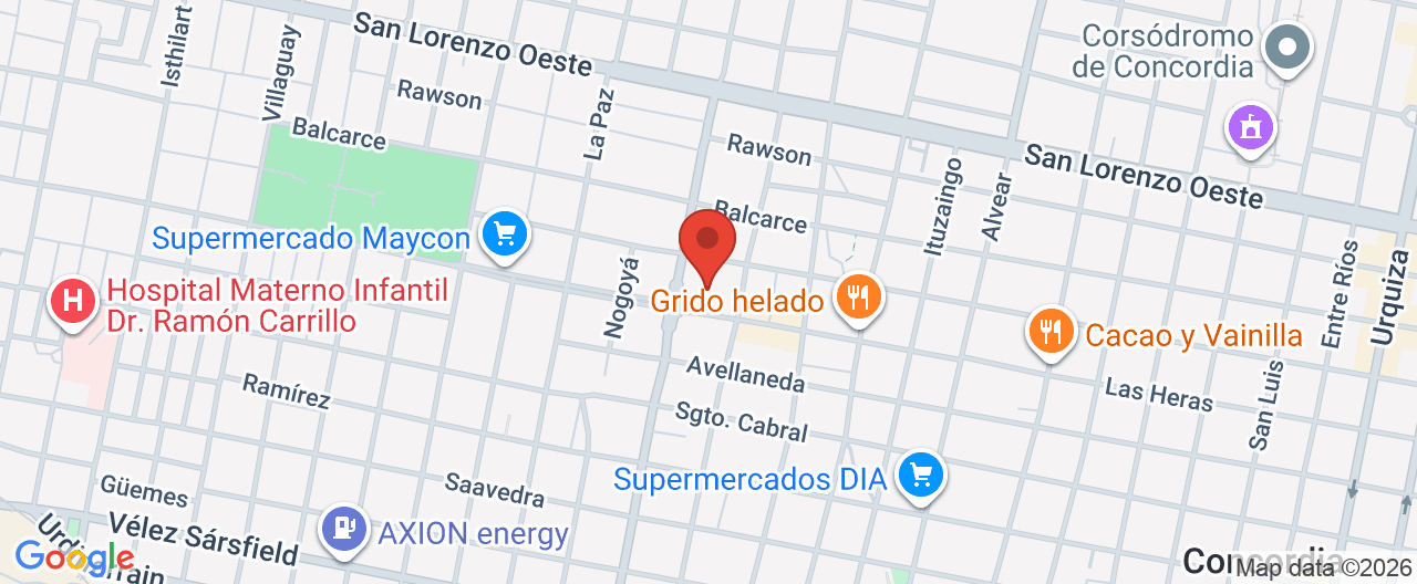 Mapa de la ubicación
