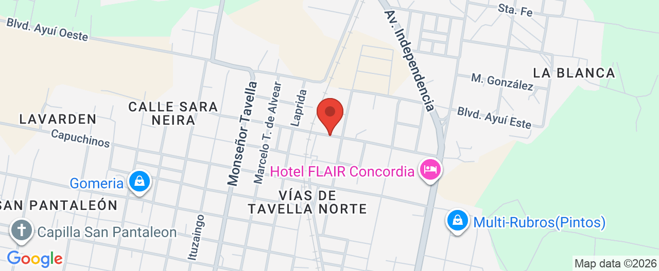 Mapa de la ubicación