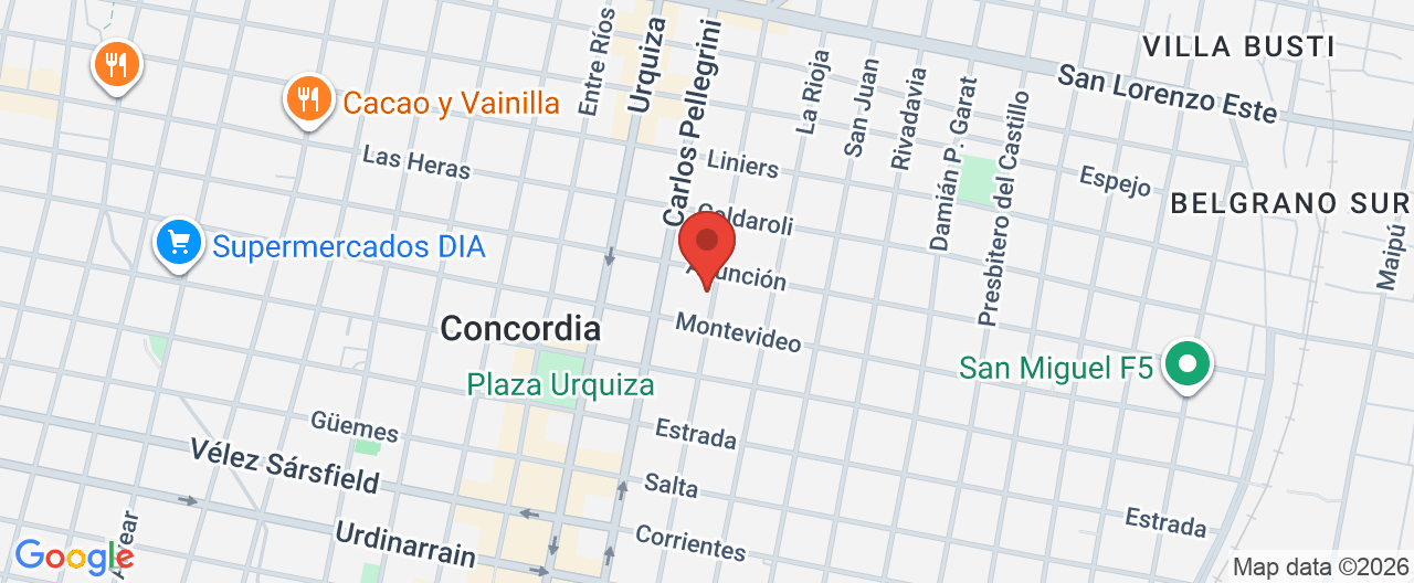 Mapa de la ubicación