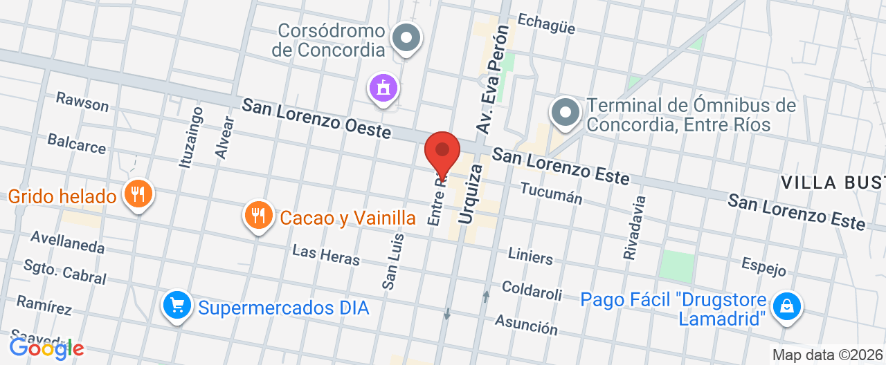 Mapa de la ubicación