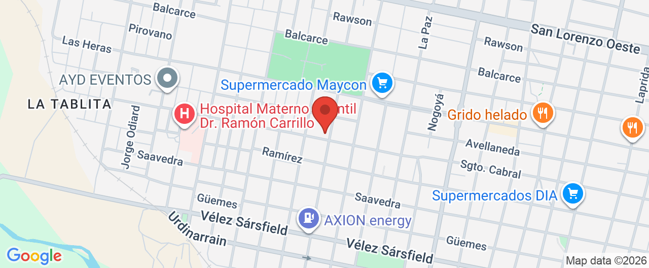 Mapa de la ubicación