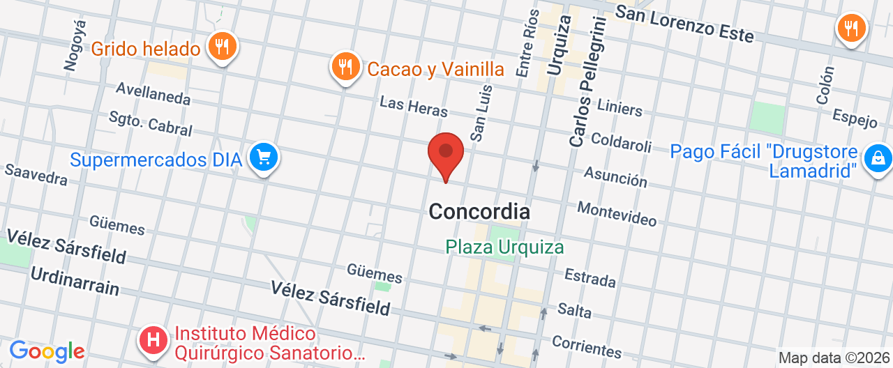 Mapa de la ubicación
