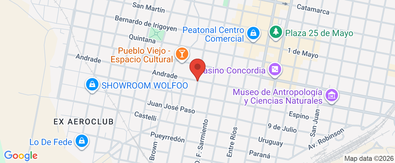 Mapa de la ubicación