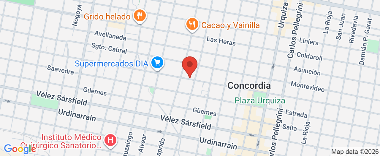 Mapa de la ubicación
