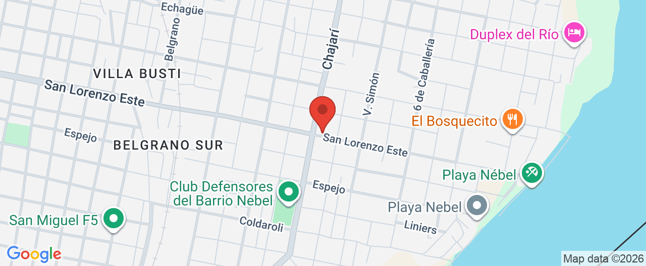 Mapa de la ubicación