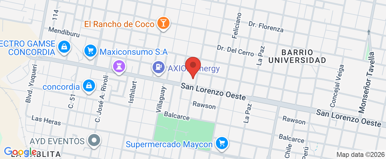 Mapa de la ubicación