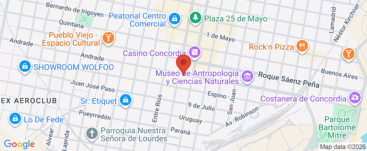 Mapa de la ubicación