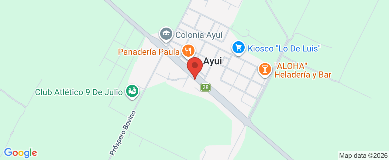 Mapa de la ubicación