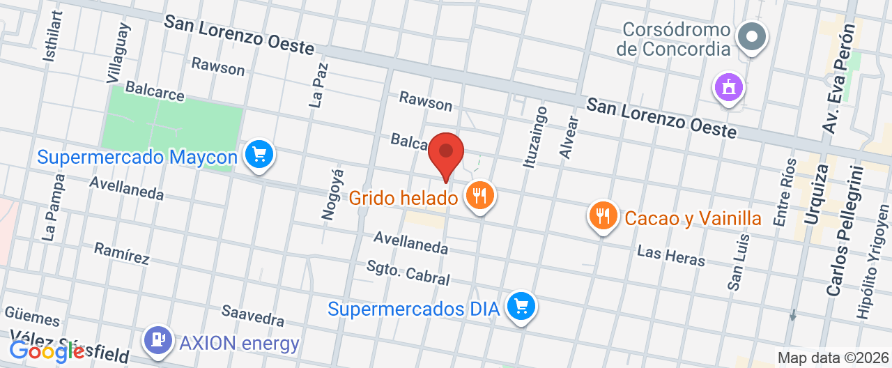 Mapa de la ubicación