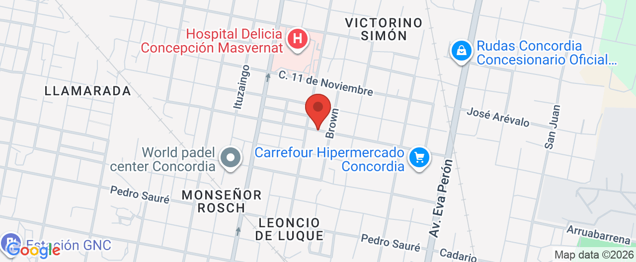 Mapa de la ubicación