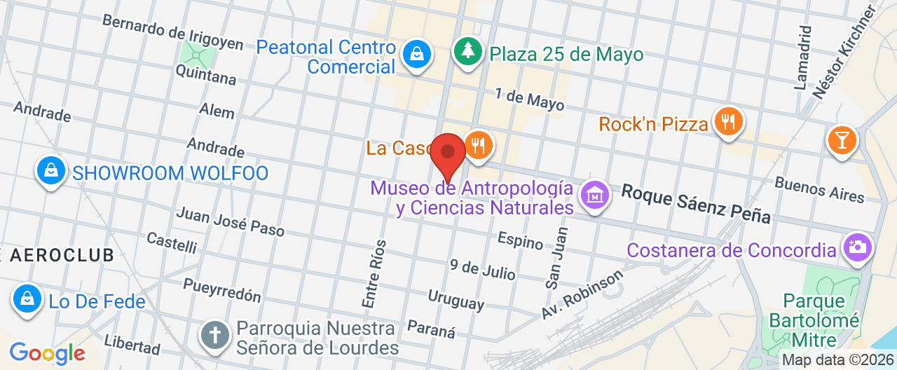 Mapa de la ubicación