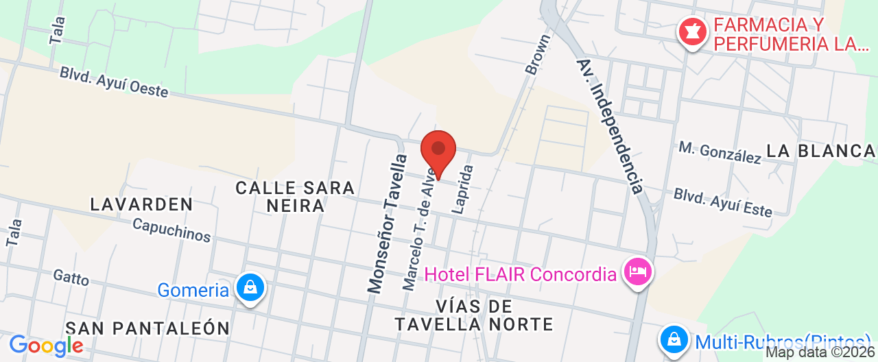 Mapa de la ubicación