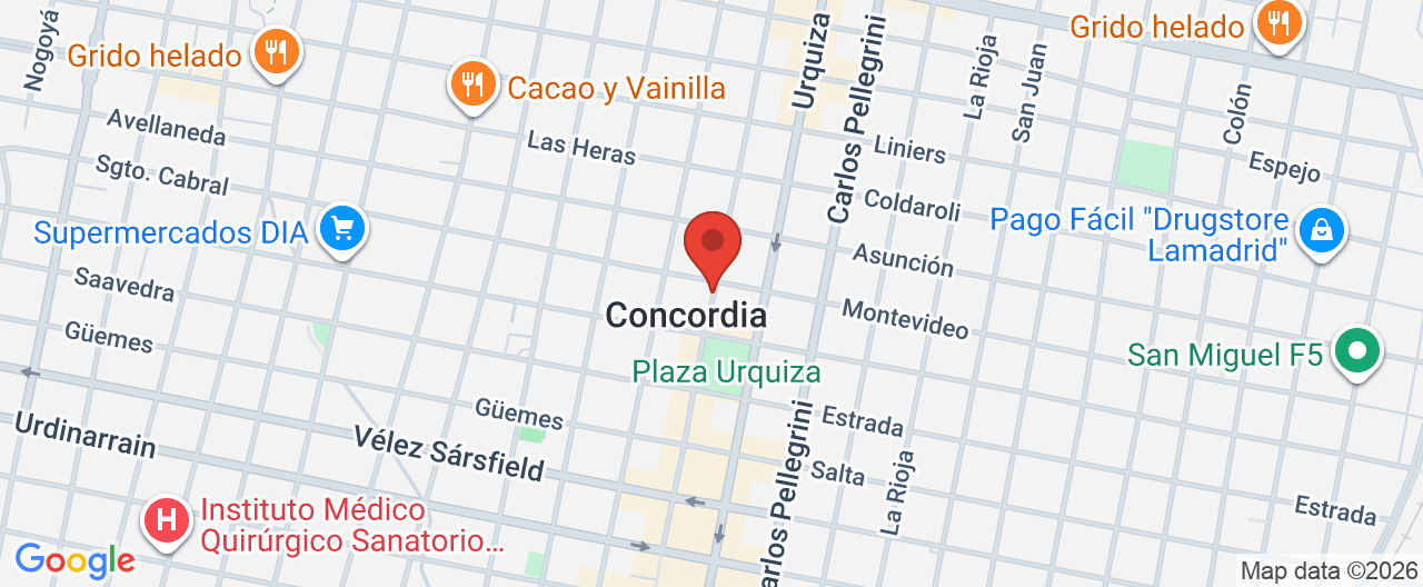 Mapa de la ubicación