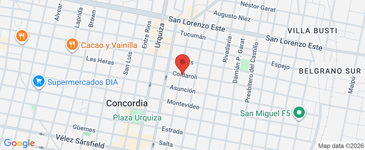 Mapa de la ubicación