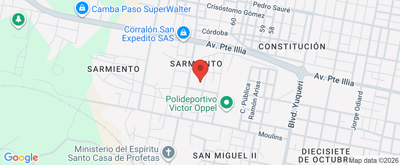 Mapa de la ubicación